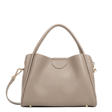 Afbeelding in Gallery-weergave laden, Lancaster Ida double M handbag lichtgrijs