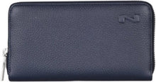 Load image into Gallery viewer, Nathan Baume Comp.Zipp around wallet blue