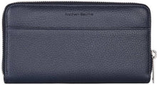 Load image into Gallery viewer, Nathan Baume Comp.Zipp around wallet blue