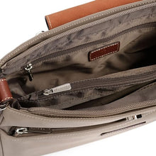 Load image into Gallery viewer, Hexagona Sac porté travers Taupe