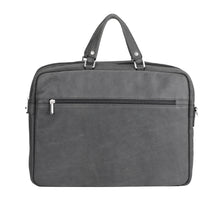 Afbeelding in Gallery-weergave laden, Cristiano 2-gusset document holder in destroyed leather - Arthur & Aston 62-1079-NOIR