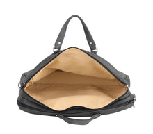 Afbeelding in Gallery-weergave laden, Cristiano 2-gusset document holder in destroyed leather - Arthur & Aston 62-1079-NOIR