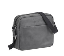Afbeelding in Gallery-weergave laden, Cristiano destroyed leather messenger bag - Arthur & Aston noir