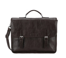 Load image into Gallery viewer, Tahoma Leather Briefcase - Arthur & Aston A123-50-CAFE