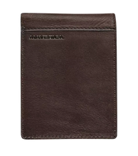 Load image into Gallery viewer, Maverick Lederen billfold anti-skim met kleingeldvak MAV-MB-004-03 Brown
