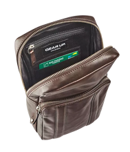 Load image into Gallery viewer, Maverick Lederen crossbody tas Maverick Brown MAV-MB-808-03