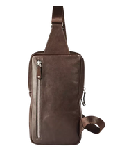 Load image into Gallery viewer, Maverick Lederen crossbody tas Maverick Brown MAV-MB-808-03