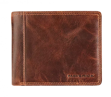 Load image into Gallery viewer, Maverick Lederen billfold anti-skim met uitneembare kaarthouder The Original MAV-TO-005-03