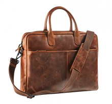 Afbeelding in Gallery-weergave laden, Maverick Lederen businesstas met laptopvak 15’6" The Original MAV-TO-301-03