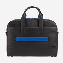 Load image into Gallery viewer, DU-DU Leather briefcase Black