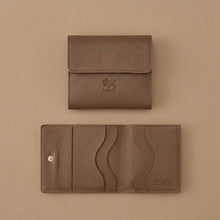 Afbeelding in Gallery-weergave laden, Il Bisonte Lederen Portemonnee -Sepia