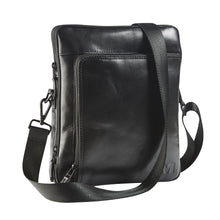 Load image into Gallery viewer, Maverick All Black Lederen Schoudertas Klein Zwart MAV AB 809 01