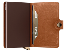 Load image into Gallery viewer, Secrid Mini Wallet Emboss Lines Cognac