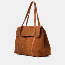Load image into Gallery viewer, Ann Kurz handtas The Greatest Shopper - Suede Cuero