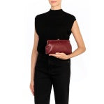 Load image into Gallery viewer, Il Bisonte CLASSIC CLUTCH Black Cherry