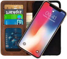 Afbeelding in Gallery-weergave laden, Wachikopa handmade iPhone 11 pro bookcase camel