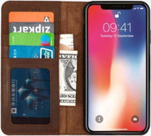Afbeelding in Gallery-weergave laden, Wachikopa handmade iPhone 12 pro max bookcase camel