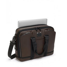 Load image into Gallery viewer, Tumi ALPHA BRAVO advanced brief brown