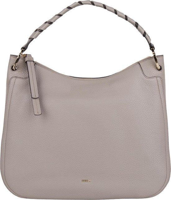 Furla Rialto Large Hobo Dames Handtas Grijs Nicole Burrick