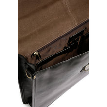 Load image into Gallery viewer, Hexagona - Schooltas - A4 - Leer zwart