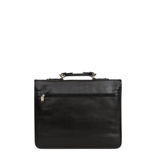 Load image into Gallery viewer, Hexagona - Schooltas - A4 - Leer zwart