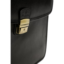 Load image into Gallery viewer, Hexagona - Schooltas - A4 - Leer zwart