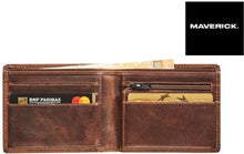 Afbeelding in Gallery-weergave laden, MAVERICK PORTEFEUILLE BRUIN MAV-TO-008-03
