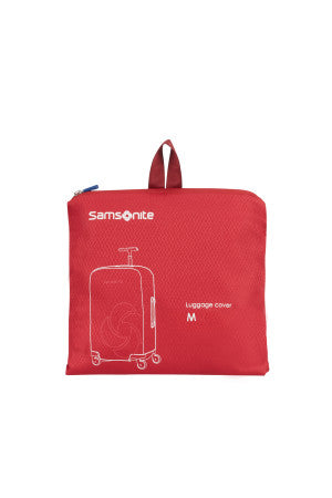 Samsonite GLOBAL TA FOLDABLE LUGGAGE COVER M RED