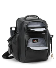 Load image into Gallery viewer, Tumi Alpha brief case black leather Backpack

