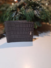 Load image into Gallery viewer, Nannini herenportefeuille croco /gris
