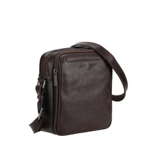 Afbeelding in Gallery-weergave laden, Arthur &amp; Aston Leon Leather Crossbody Bag Bruin
