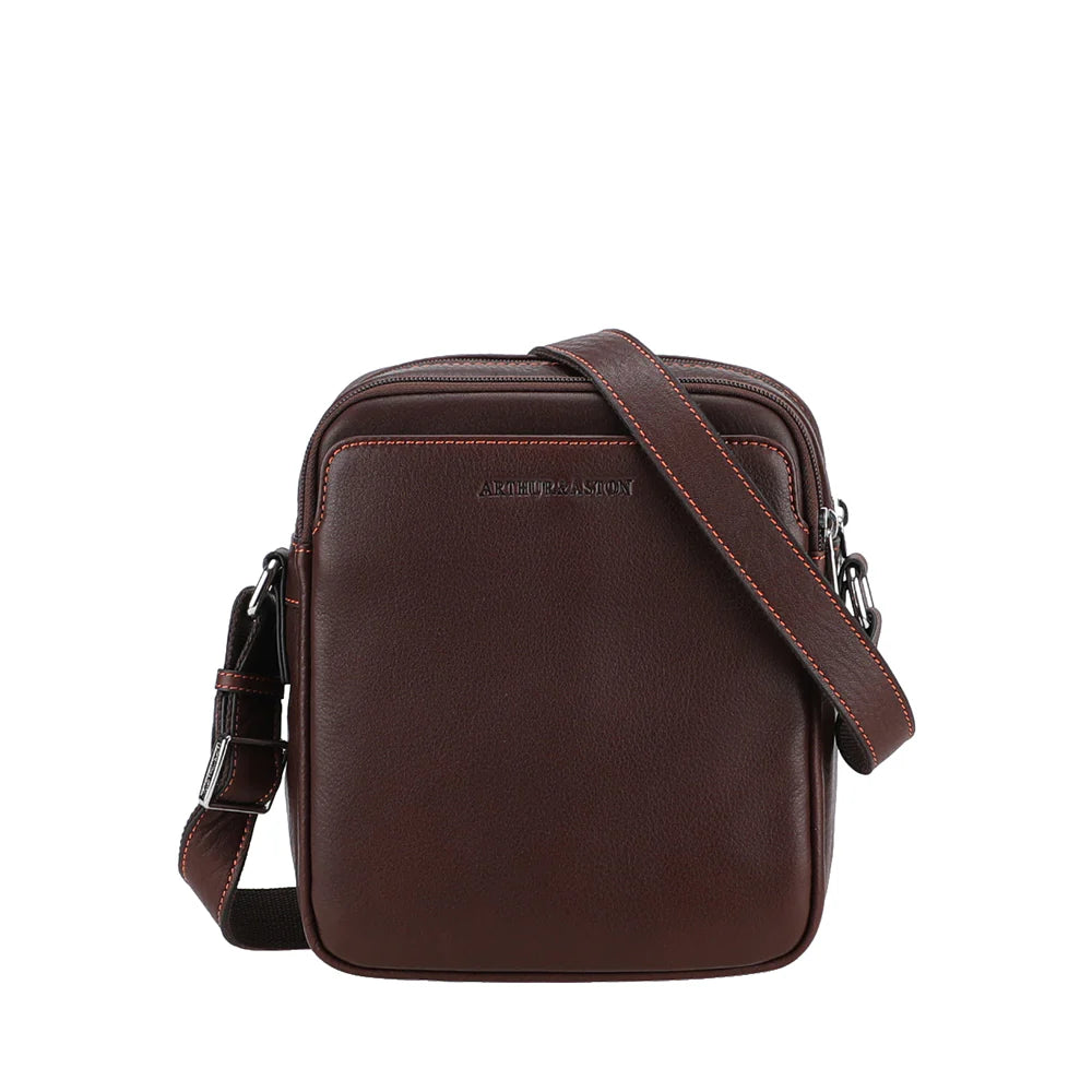 Arthur & Aston Grote leren crossbodytas - 2528-07-CHAT