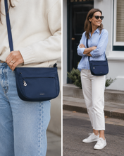 Load image into Gallery viewer, Samsonite MOVE 5.0 HOBO BAG ROUND M EXP DARK BLUE
