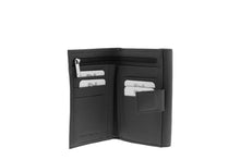 Load image into Gallery viewer, Nathan Baume tri fold klep/rits Black
