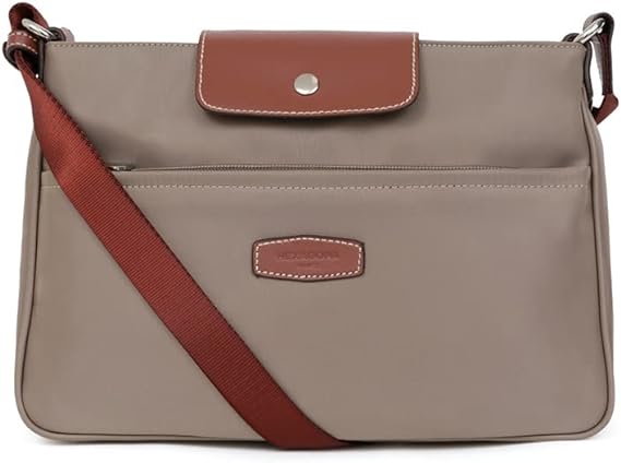 Hexagona Sac porté travers Taupe