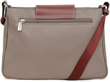Load image into Gallery viewer, Hexagona Sac porté travers Taupe
