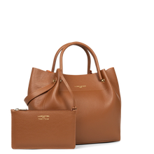 Afbeelding in Gallery-weergave laden, LANCASTER FOULONNÉ DOUBLE - Handtas camel in or
