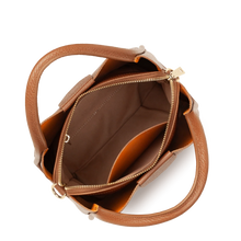 Afbeelding in Gallery-weergave laden, Lancaster Ida Dubbel Kleine handtas Camel
