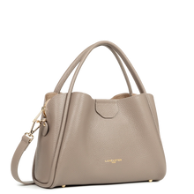 Afbeelding in Gallery-weergave laden, Lancaster Ida double M handbag lichtgrijs
