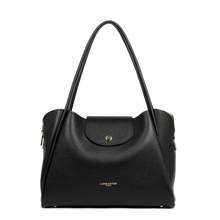 Load image into Gallery viewer, Lancaster Ida Dubbel  Grote schoudertas Black
