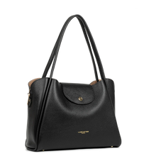 Load image into Gallery viewer, Lancaster Ida Dubbel  Grote schoudertas Black

