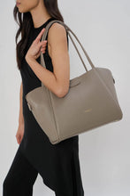 Afbeelding in Gallery-weergave laden, Lancaster Ida Dubbel Black Extra grote draagtas stone
