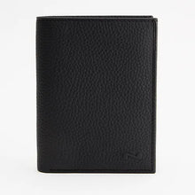 Afbeelding in Gallery-weergave laden, Nathan Baume Tri-fold wallet  with coin purse 110552N black
