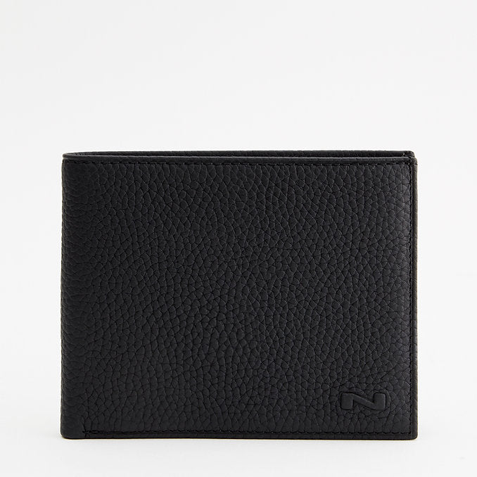 Nathan Baume Bill Fold Wallet with coin purse 110544N black