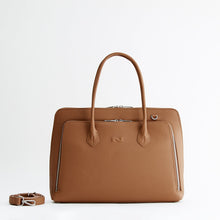 Afbeelding in Gallery-weergave laden, Nathan Baume Billie cognac Briefcase
