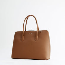 Afbeelding in Gallery-weergave laden, Nathan Baume Billie cognac Briefcase
