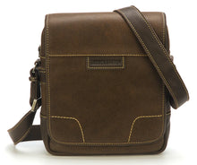 Afbeelding in Gallery-weergave laden, Arthur &amp; Aston Marco leather flap crossbody bag bruin
