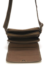 Afbeelding in Gallery-weergave laden, Arthur &amp; Aston Marco leather flap crossbody bag bruin
