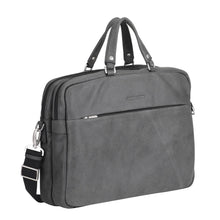 Afbeelding in Gallery-weergave laden, Cristiano 2-gusset document holder in destroyed leather - Arthur &amp; Aston  62-1079-NOIR
