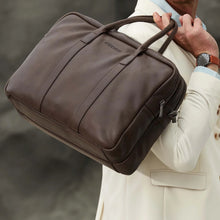 Load image into Gallery viewer, Large Diego leather briefcase - Arthur &amp; Aston 1438-23-CHAT
